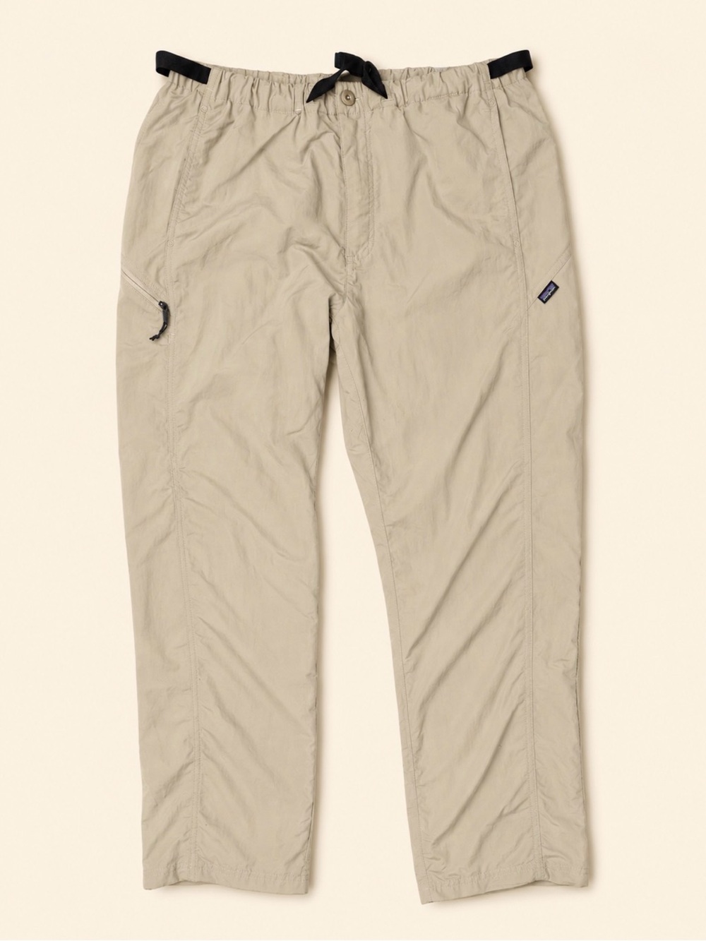 Men’s Patagonia Beige Elastic-Waist Outdoor Cargo Pants